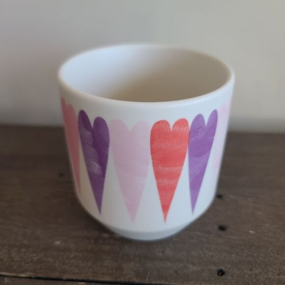 Starbucks 2016 Valentines Hearts With Gold Arrow Coffee Mug - 12 Oz - Picture 3 of 7